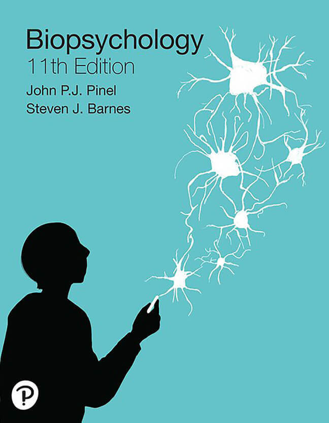 Cover for Pinel & Barnes, Biopsychology, 11th Edition